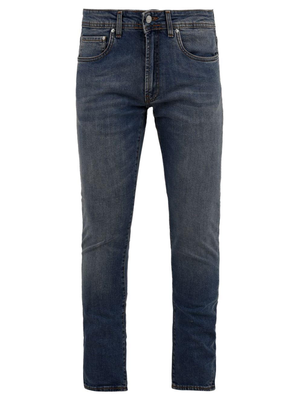 Jeans Uomo Frank MD Zip Blu