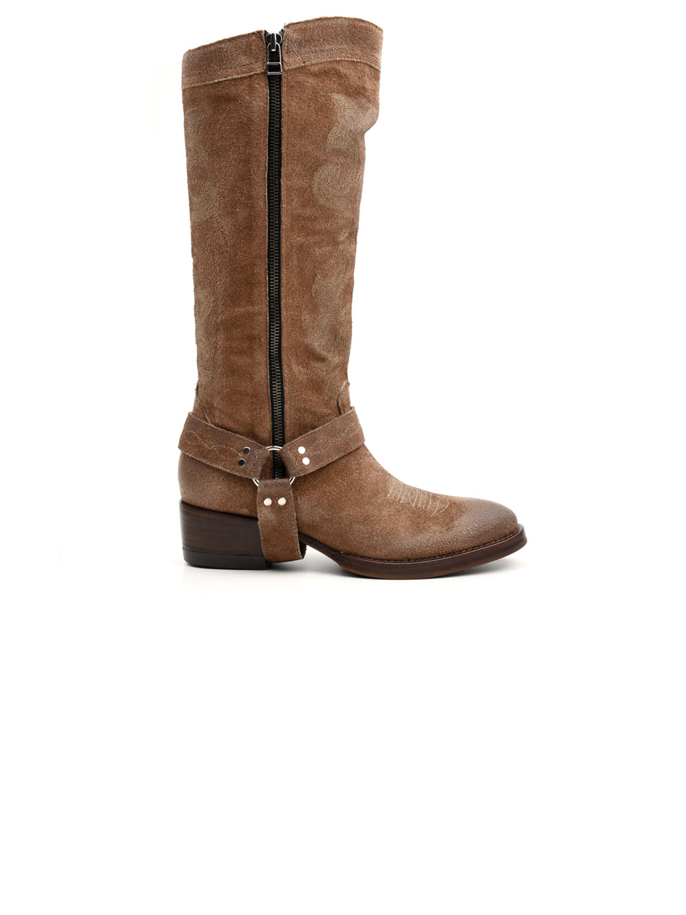 Stivale Donna Cammello con fibbia