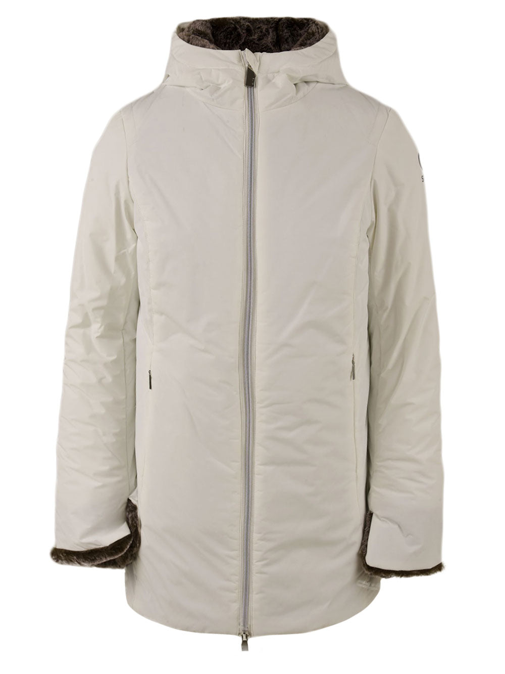 Giubbotto Donna Marmolada Fur bianco