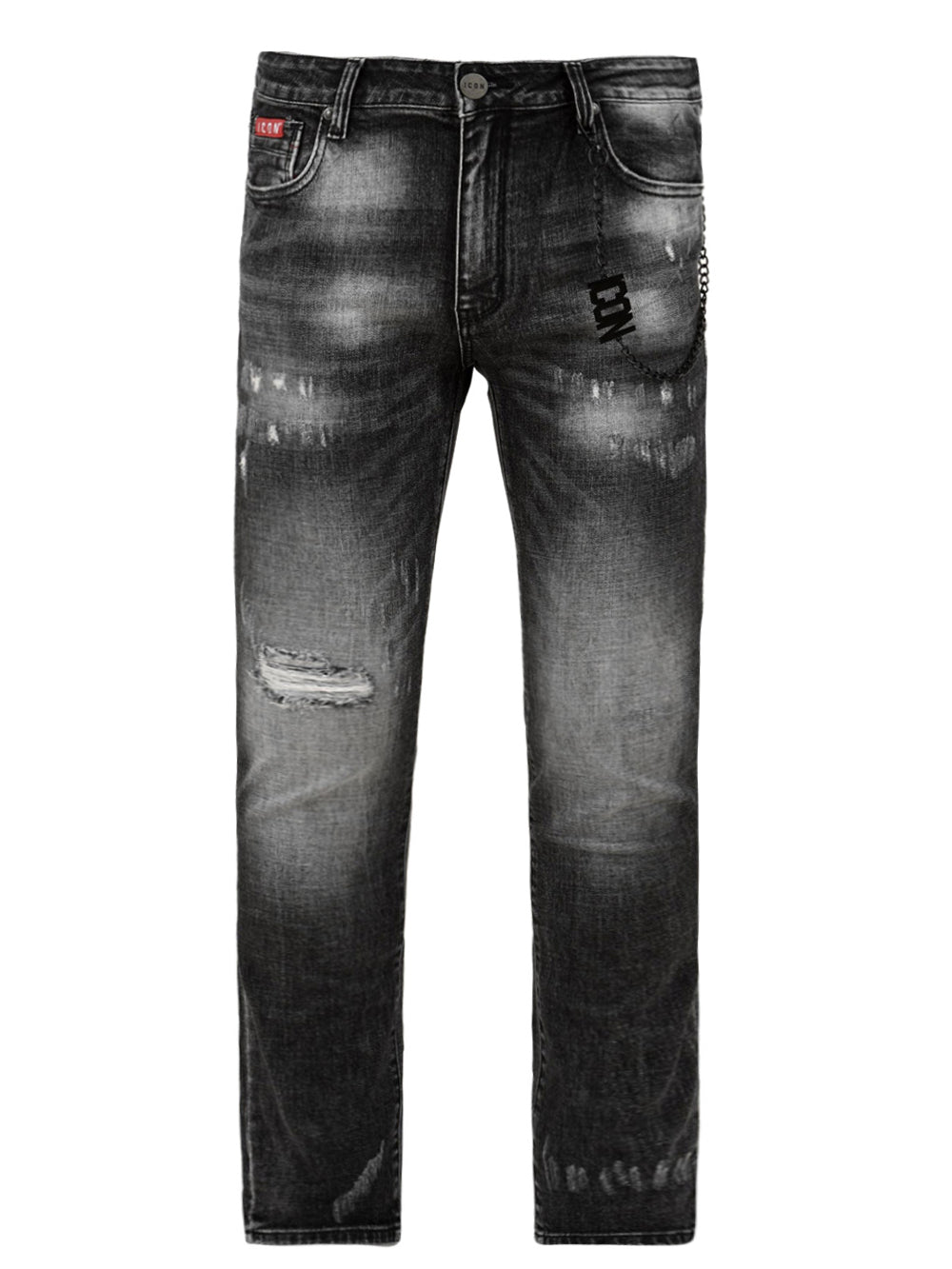 Jeans logo retro ICON Uomo - Grigio