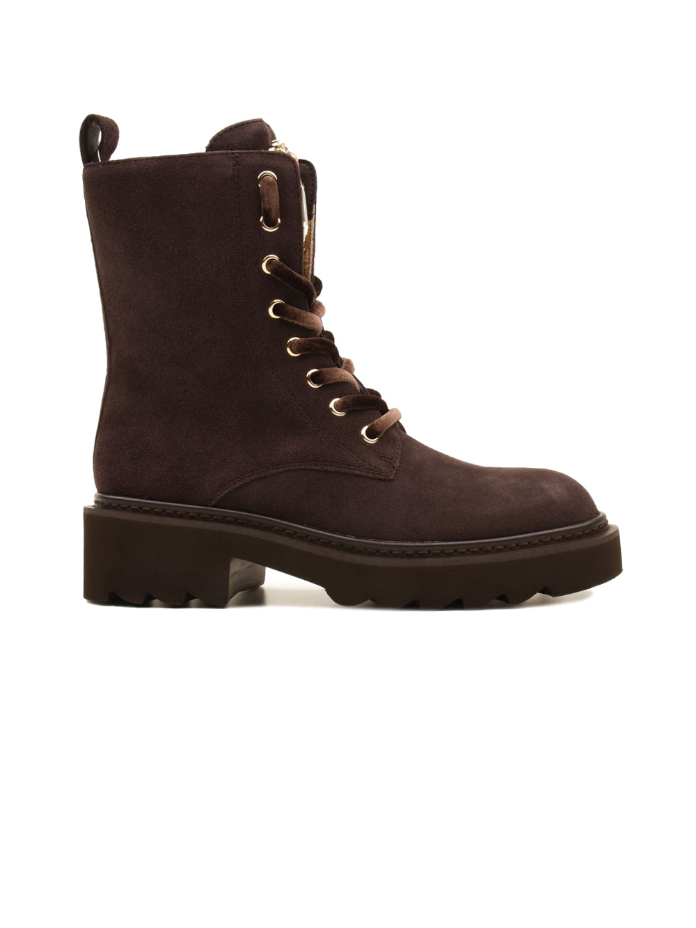 Stivaletto Lea in pelle scamosciata H.55 TOSCA BLU Donna - Marrone