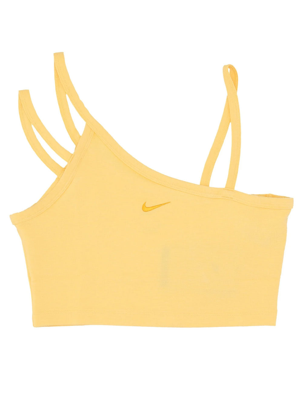 Top NIKE Donna W NSW EVRDY MOD AYSM CROP TANK Giallo
