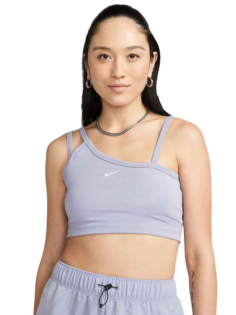 Top NIKE Donna W NSW EVRDY MOD AYSM CROP TANK Blue