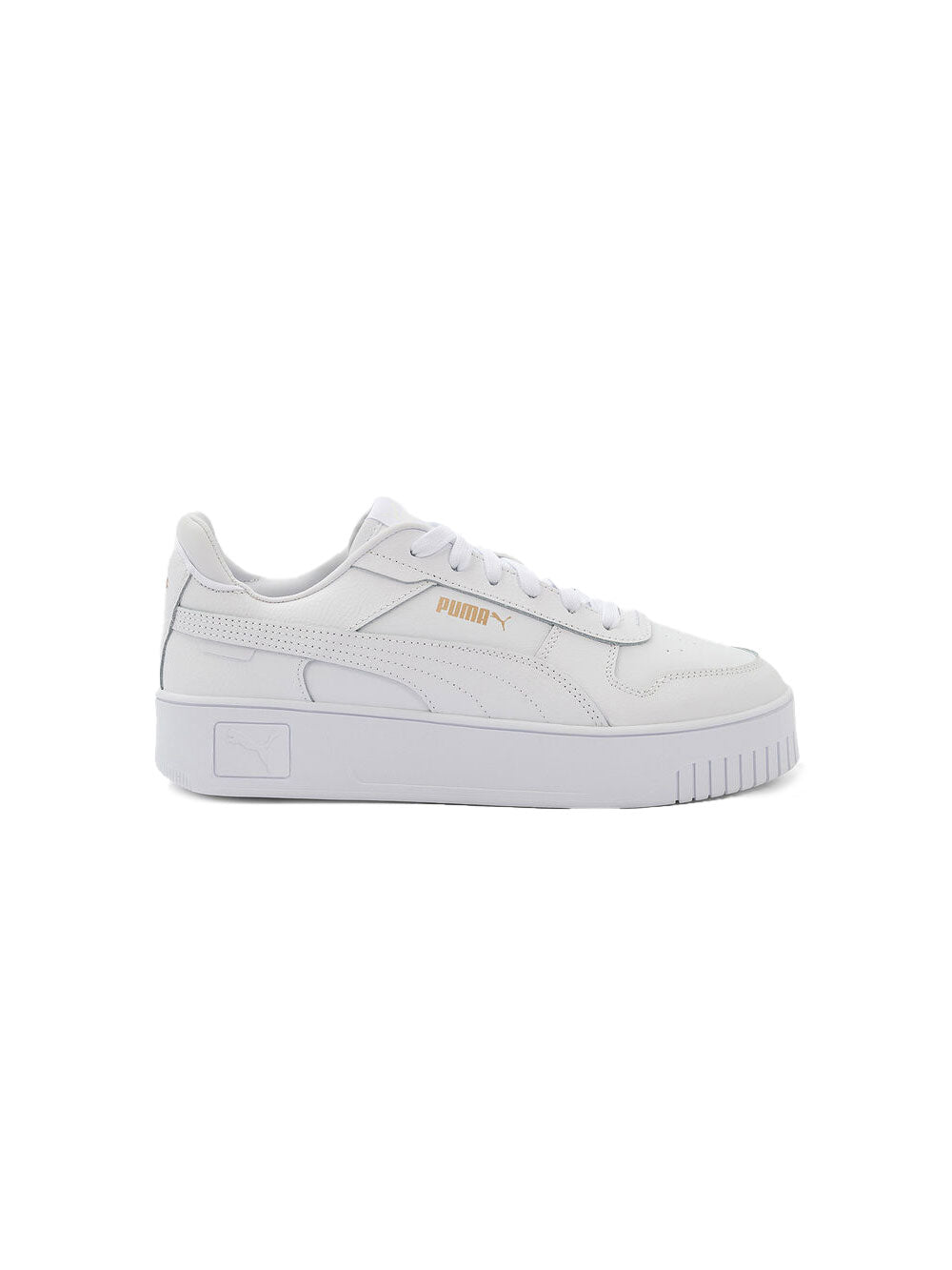 Sneakers Basse PUMA Donna Carina Street,PUMA White-PUMA White Bianco