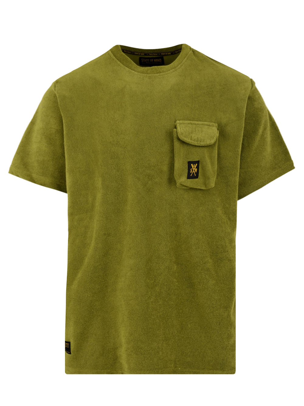 T-shirt 5TATE OF MIND Uomo M054 Verde