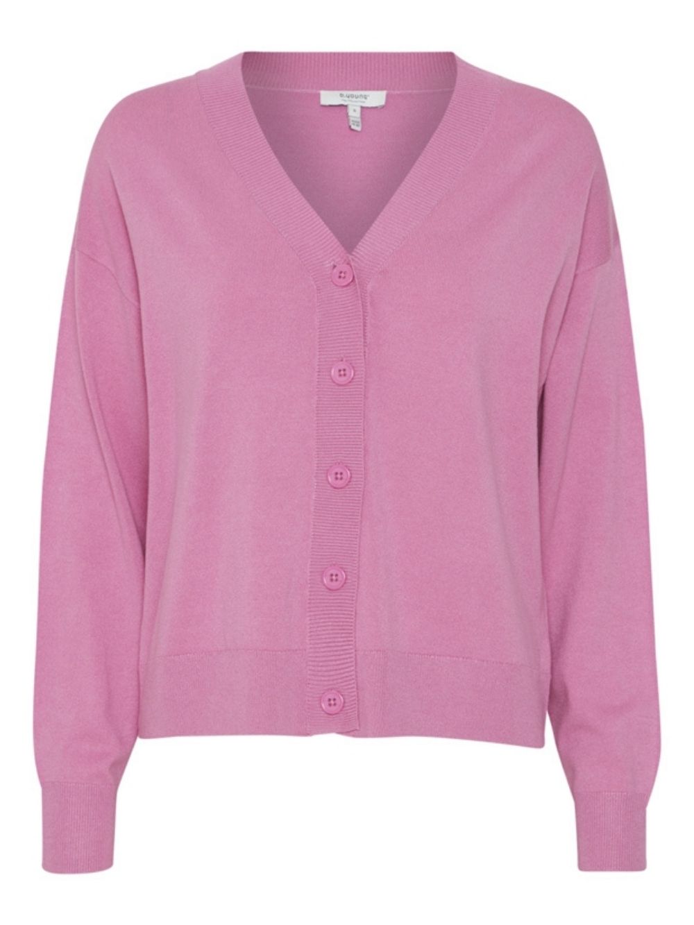 Cardigan Donna con scollo a V Rosa