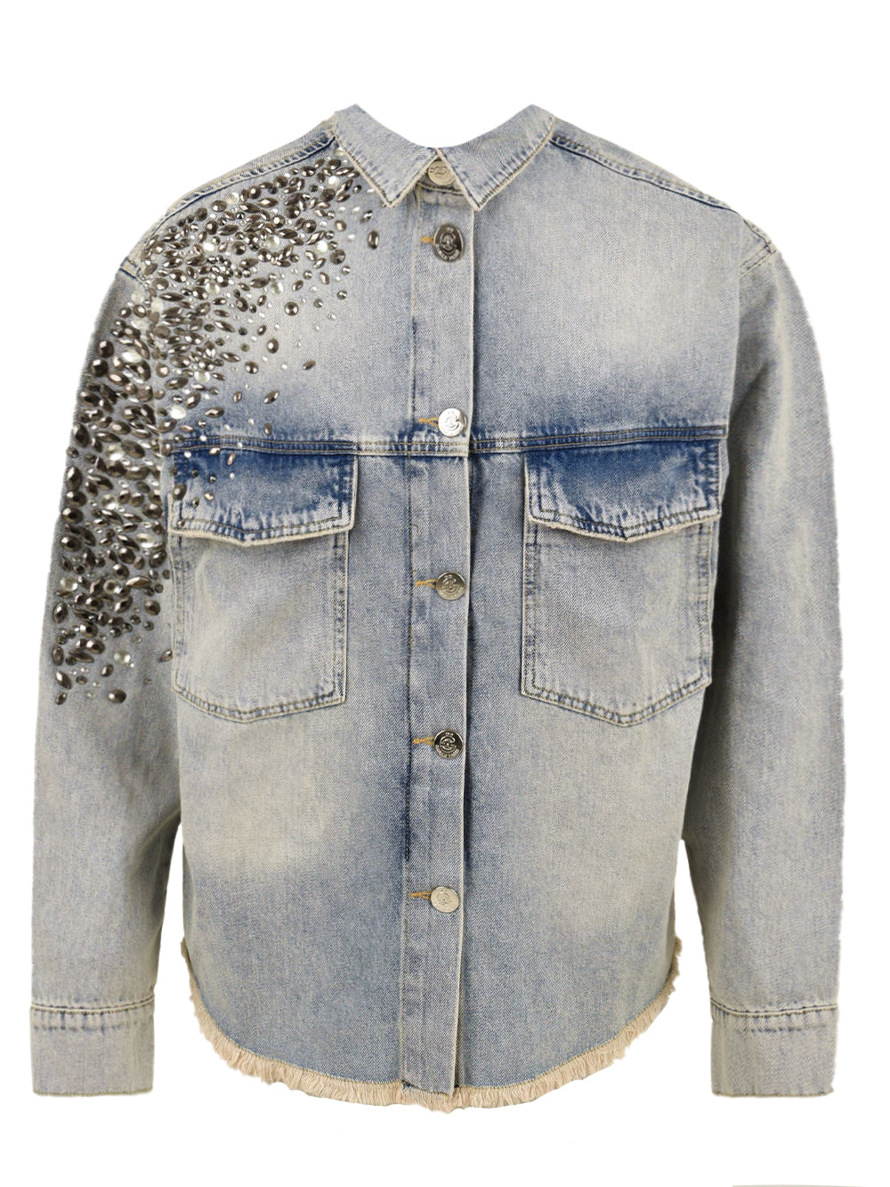 Giacca Donna con strass sulla manica