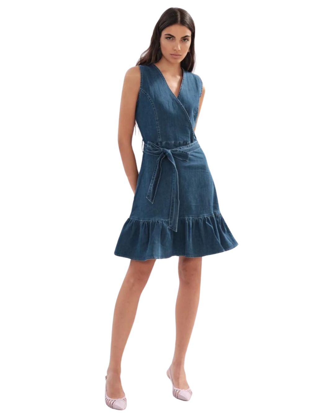 Abito WHITE WISE Donna WW29372 SIBILLA Blue