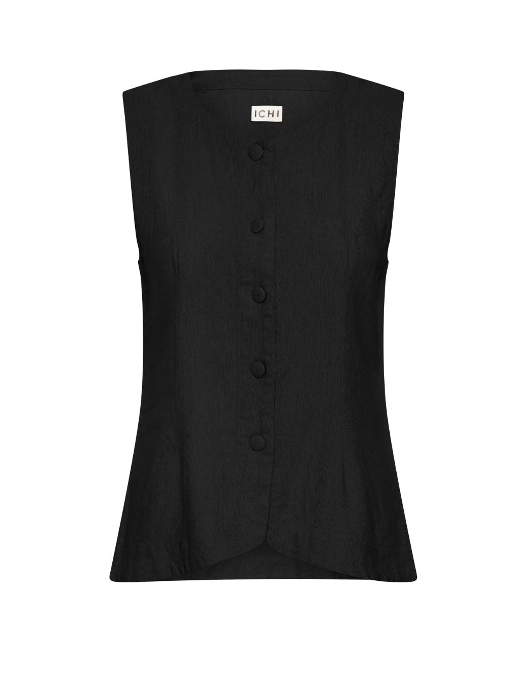 Camicia Smanicata Ihlinno ICHI Donna - Nero