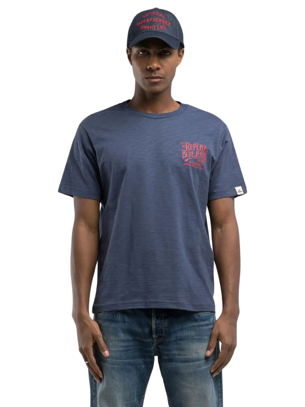 T-shirt REPLAY Uomo M3023 .000.22336 Blue