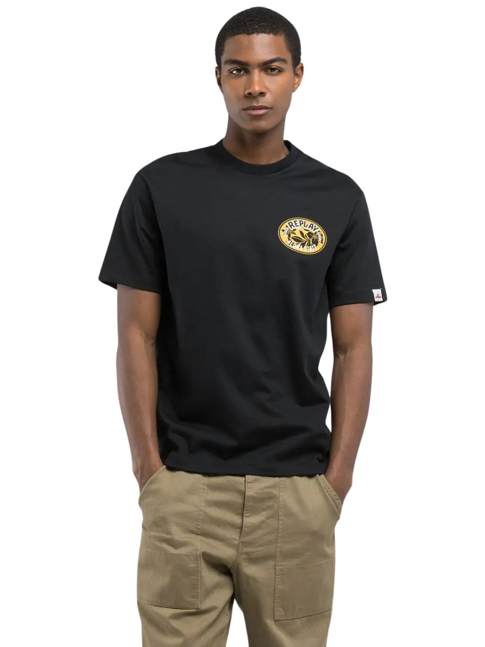 T-shirt REPLAY Uomo M3066 .000.23804 Nero
