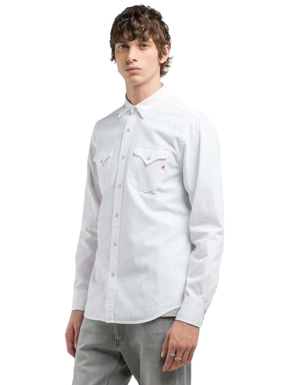 Camicia REPLAY Uomo M4860C.000.840049A Bianco