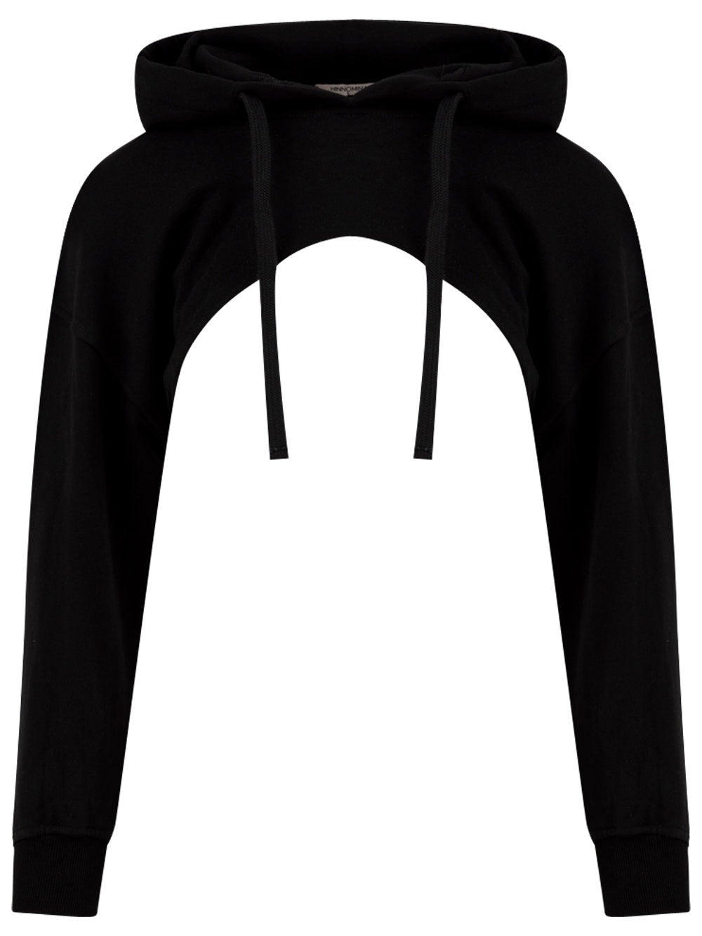 Felpa Donna crop con cappuccio