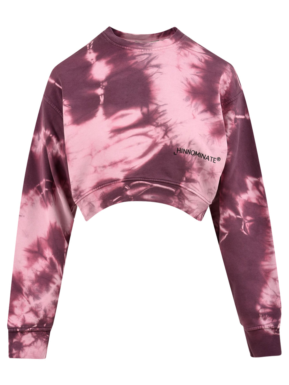 Felpa Donna corta tie & dye