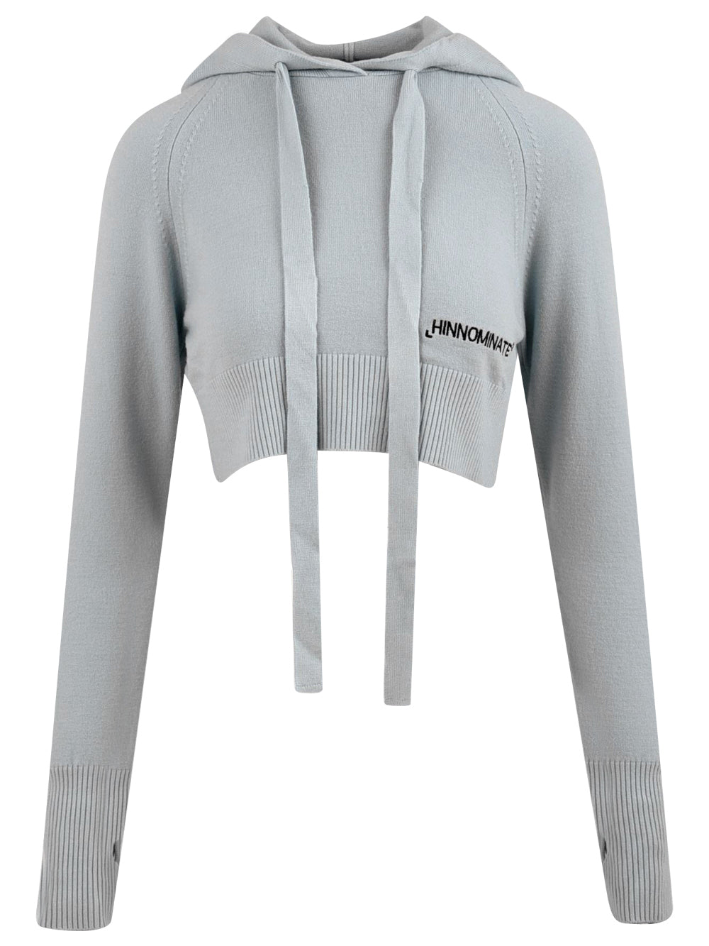 Maglia Donna crop con cappuccio