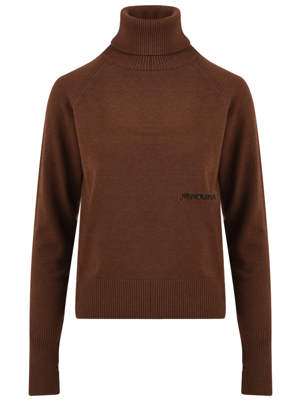 Maglione Donna dolcevita Cioccolato