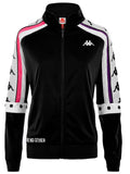 Felpa KAPPA con zip Donna 919-6791 Nero
