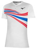 Polo tennis MIZUNO Uomo 62GA2602 TENNIS SHADOW Bianco