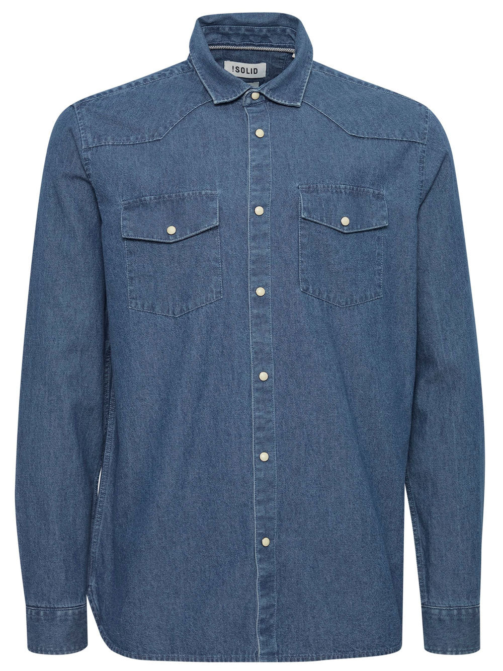 Camicia !SOLID Uomo 21107055 Blue