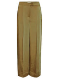 Pantaloni Donna eleganti verde oliva