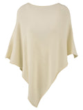 Poncho Donna perla scollo tondo