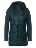 Cappotto Donna trapuntato Verde
