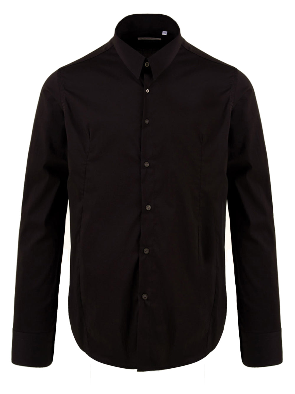 Camicia Uomo in Cotone Nera