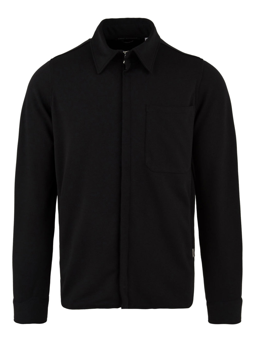 Camicia Uomo Nera con zip