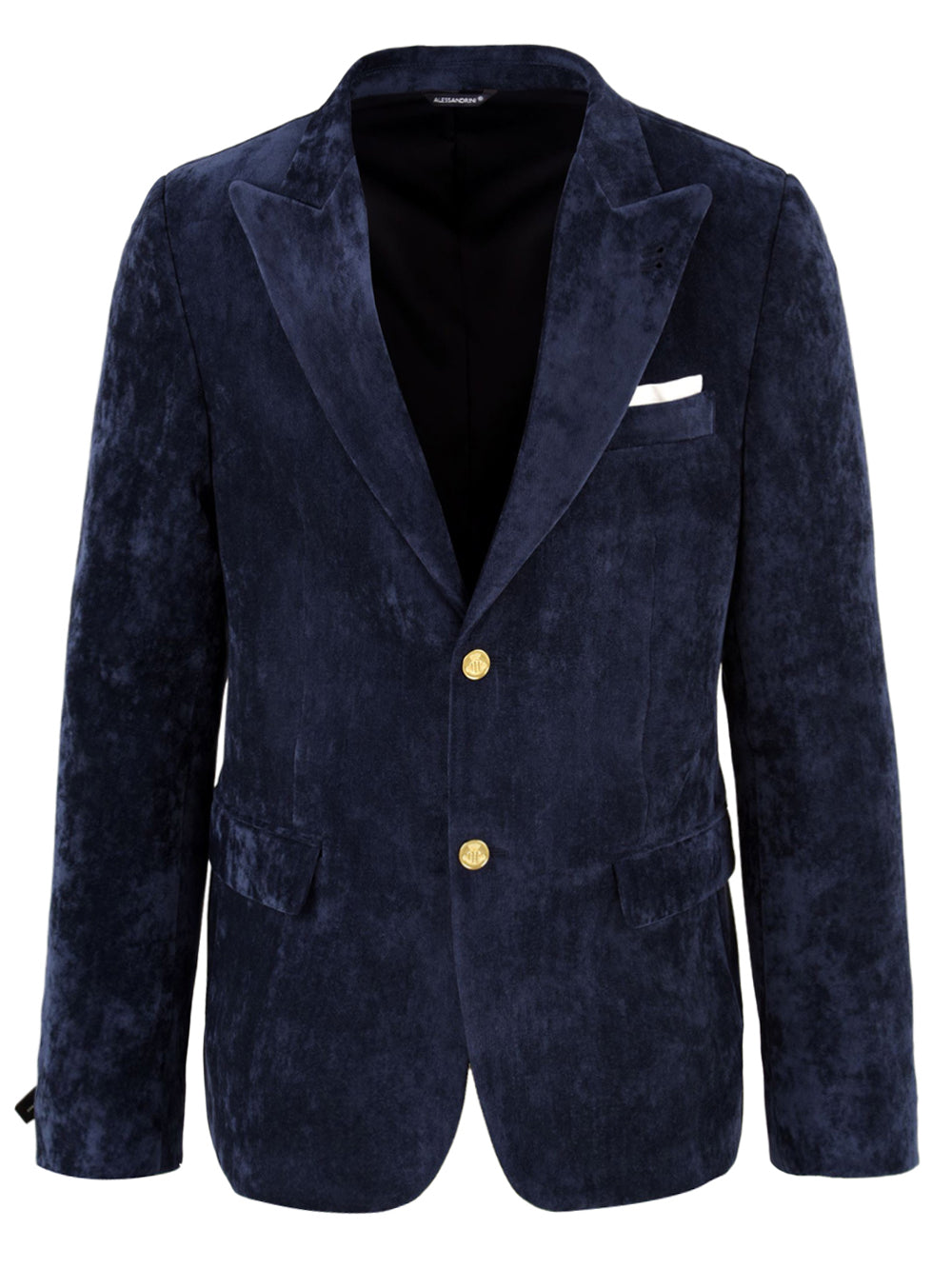 Giacca in velluto blu da uomo modello TONO