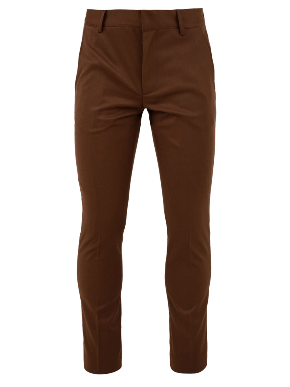 Pantalone slimato da uomo in marrone