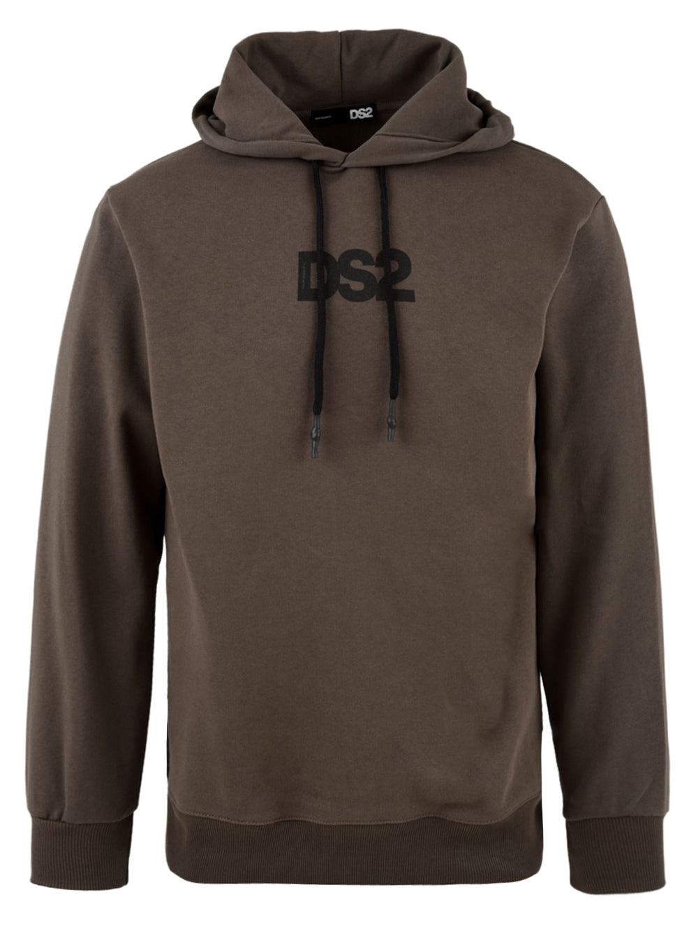 Felpa marrone da Uomo con cappuccio targata DS2