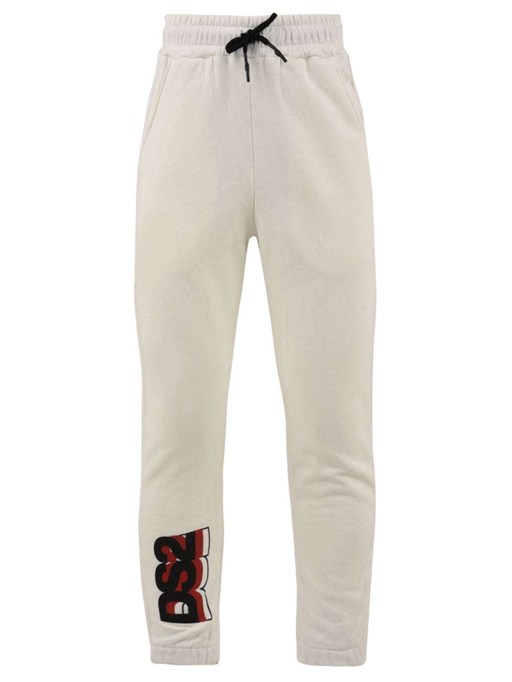 Felpa bianca da Uomo con cappuccio DS2