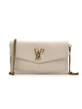 Pochette rosa con tracolla in catena rimovibile Donna