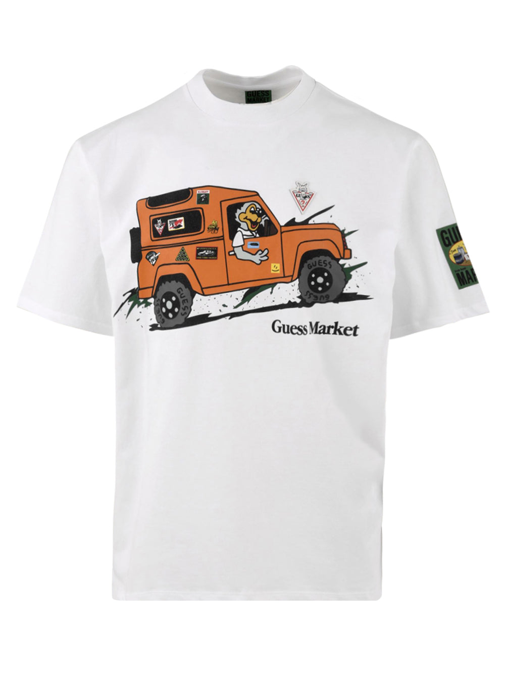 T-shirt Unisex Bianca con maxi stampe