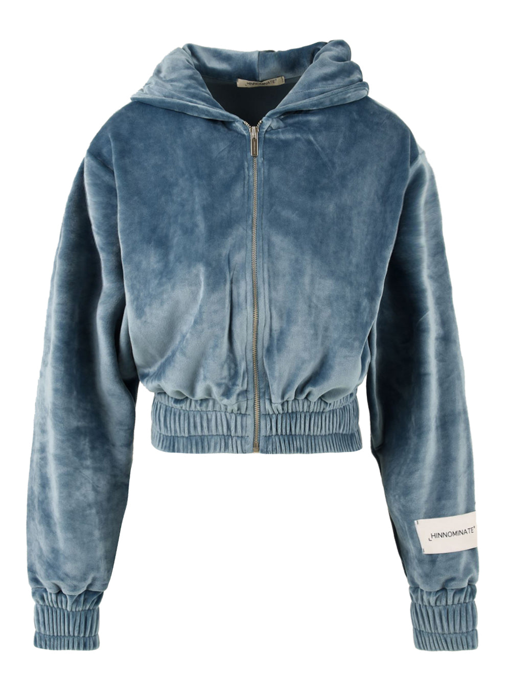 Felpa Donna cropped in ciniglia