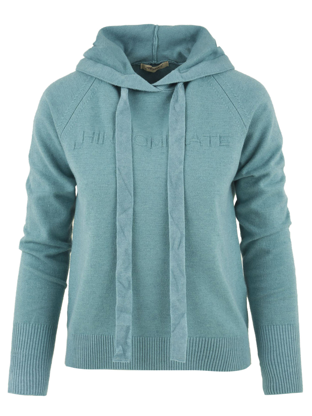 Maglia da Donna con cappuccio celeste