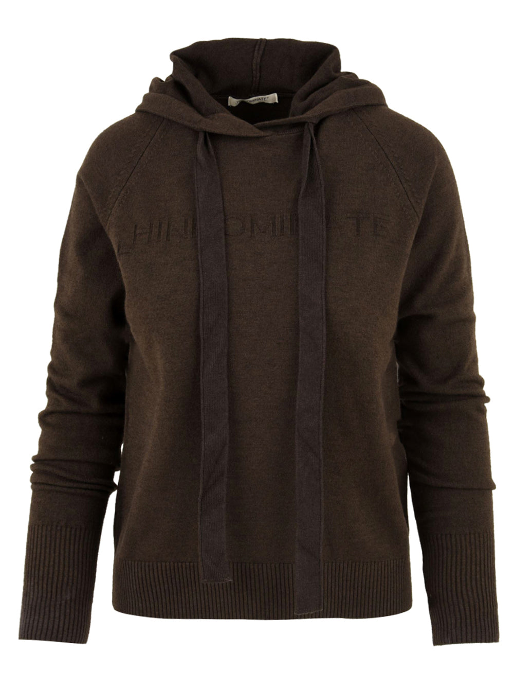 Maglia da Donna con cappuccio marrone