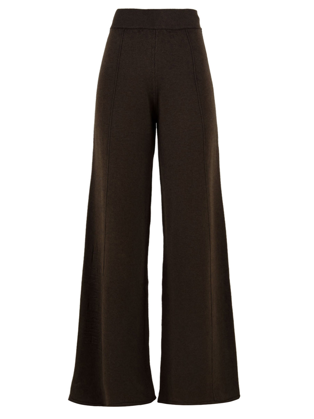 Pantalone palazzo marrone da Donna elastico