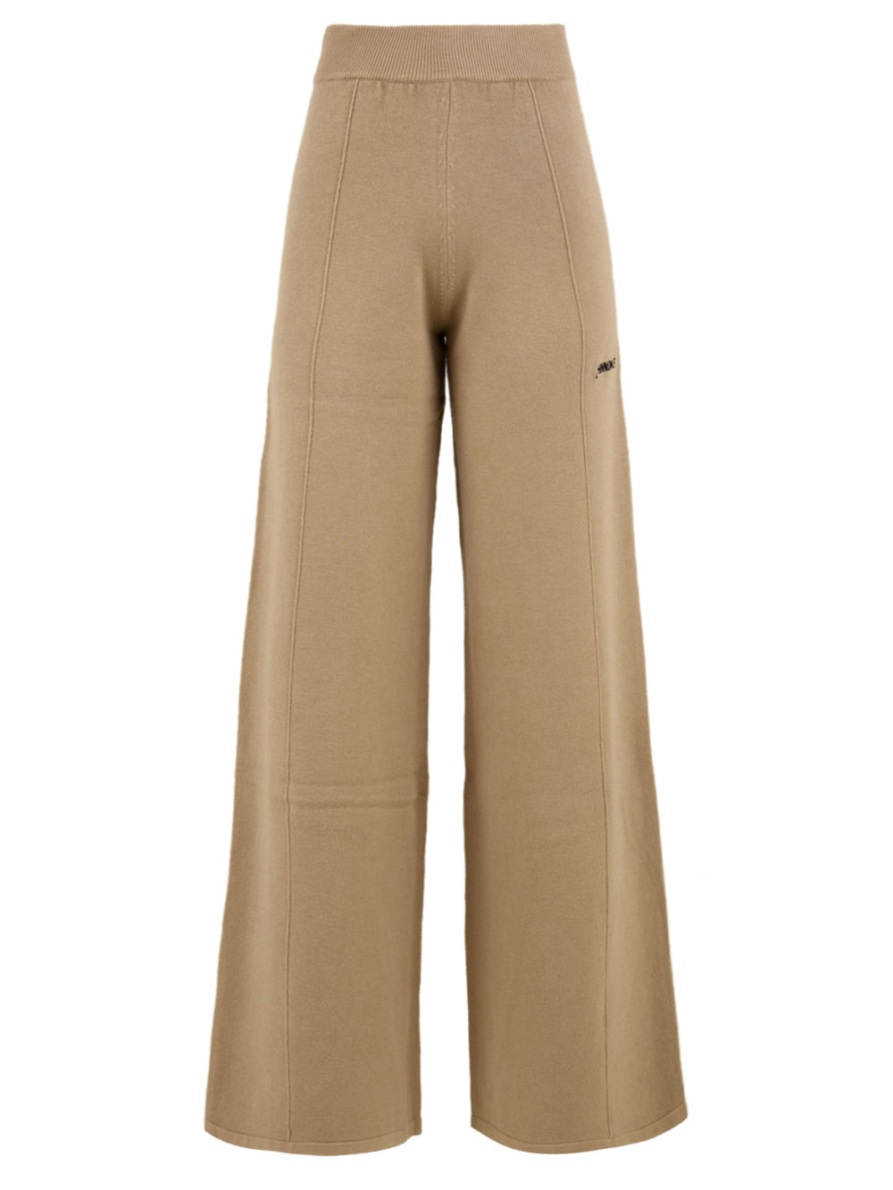 Pantalone palazzo beige da Donna elastico