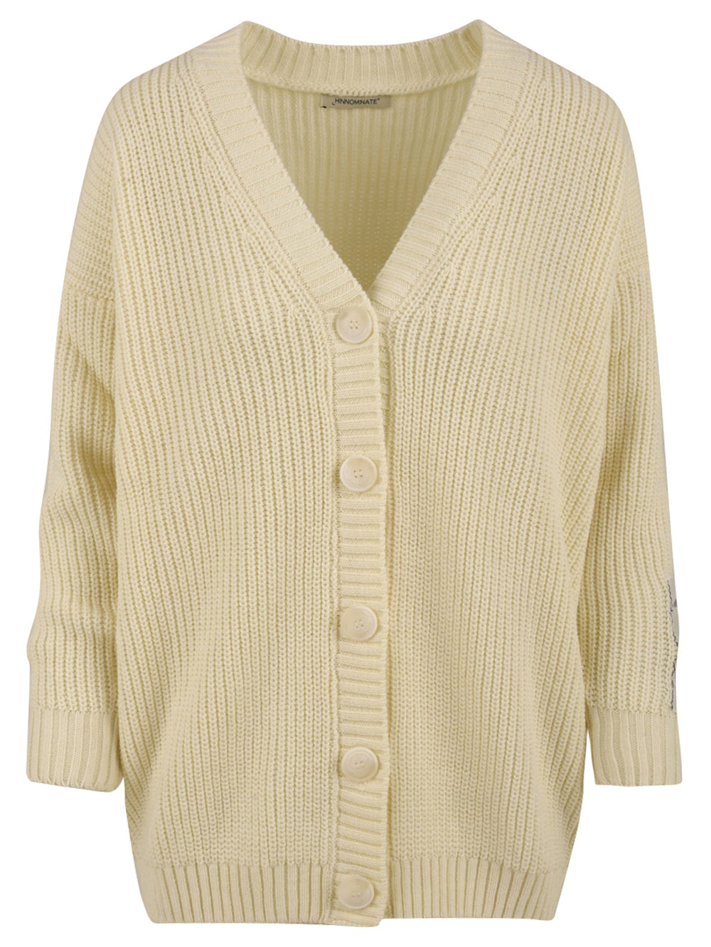 Cardigan Donna lungo a bottoni bianco