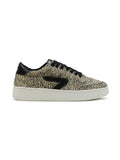 Sneakers basse platform  donna leopardate