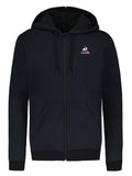 Felpa Uomo nero con chiusura a zip