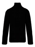 Maglione a collo alto nero da Uomo Ciny Button