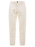 Pantalone bianco da Uomo con passanti Capri Velvet