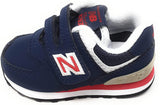 Sneakers basse bambino 574 Velcro blue