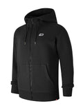 Felpa minimal uomo con cappuccio Nero