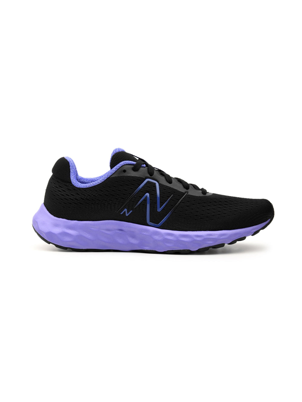 Scarpa Running nera e viola da donna modello W520