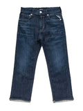 Jeans Bambino taglio boyfriend blu