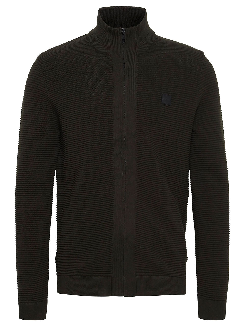 Cardigan uomo rosin con zip davanti