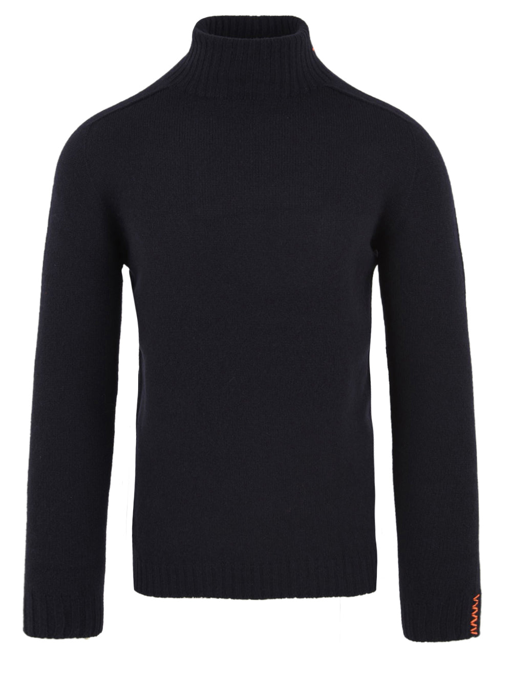 Maglione dolcevita blu navy da Uomo Brek